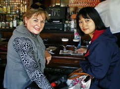 Student living in England with her homestay family